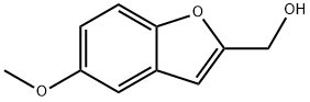 (5-METHOXY-1-BENZOFURAN-2-YL)METHANOL Struktur