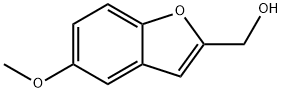 (5-METHOXY-1-BENZOFURAN-2-YL)METHANOL Structure