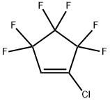 1-CHLORO-3,3,4,4,5,5-HEXAFLUOROCYCLOPENTENE Struktur