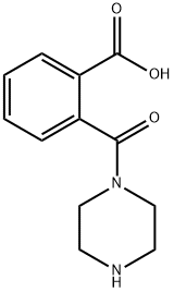 2-(哌嗪-1-羰基)苯甲酸, 37618-28-3, 结构式