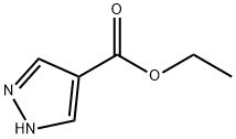 1H-ピラゾール-4-カルボン酸エチル 化学構造式
