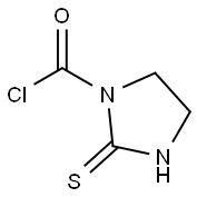 1-Imidazolidinecarbonyl chloride, 2-thioxo- (9CI) Struktur