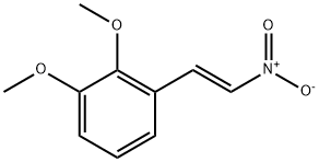 2,3-二甲氧基-~-硝基苯乙烯, 37630-20-9, 结构式