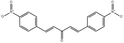 1,4-Pentadien-3-one, 1,5-bis(4-nitrophenyl)-, (E,E)- Structure