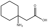 (1-アミノシクロヘキシル)酢酸 化学構造式