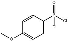 4-METHOXYPHENYLPHOSPHONIC DICHLORIDE Structure