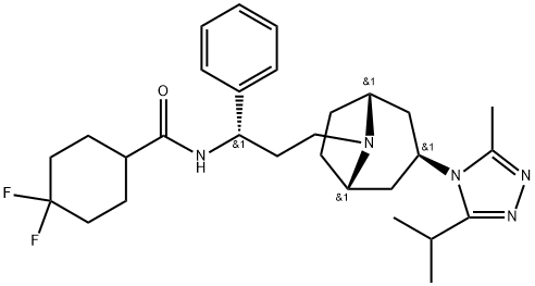 马拉维若,376348-65-1,结构式