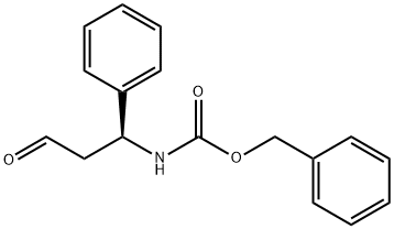 N-[(1S)-3-Oxo-1-phenylpropyl]-carbaMic Acid PhenylMethyl Ester Structure