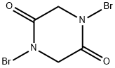 1,4-Dibromo-piperazine-2,5-dione Structure