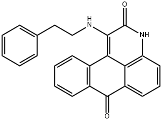 1-[(2-Phenylethyl)amino]-3H-naphtho[1,2,3-de]quinoline-2,7-dione, 376382-11-5, 结构式