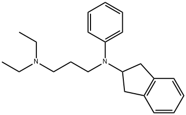 茚满丙二胺 结构式
