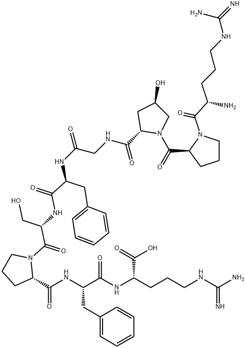 (HYP3)-BRADYKININ, 37642-65-2, 结构式