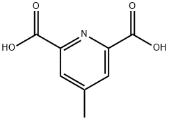 4-methylpyridine-2,6-dicarboxylic acid Struktur
