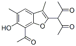 7-Acetyl-2-(1-acetyl-2-oxopropyl)-3,5-dimethylbenzofuran-6-ol|