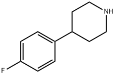 4-(4-フルオロフェニル)ピペリジン 化学構造式