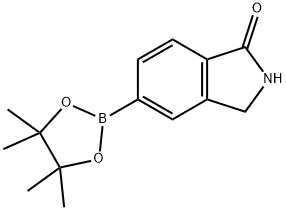 5-(4,4,5,5-TETRAMETHYL-1,3,2-DIOXABOROLAN-2-YL)ISOINDOLIN-1-ONE Struktur
