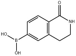 (1-氧代-1,2,3,4-四氢异喹啉-6-基)硼酸, 376584-81-5, 结构式