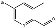 5-BROMO-3-METHYL-2-PYRIDINECARBALDEHYDE Struktur