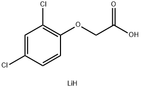 (2,4-DICHLOROPHENOXY)ACETICACIDLITHIUMSALT Structure