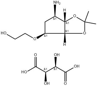 2 3ar 4s 6r 6as 6 Amino 2 2 Dimethyltetrahydro 3ah Cyclopenta D 1 3 Dioxol 4 Yloxy Ethanol L Tataric Acid 65 0
