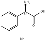 monopotassium (R)-aminophenylacetate Structure