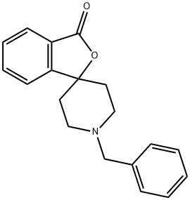 1′-ベンジルスピロ[イソベンゾフラン-1(3H),4′-ピペリジン]-3-オン 化学構造式