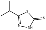 5-ISOPROPYL-1,3,4-THIADIAZOLE-2-THIOL 结构式