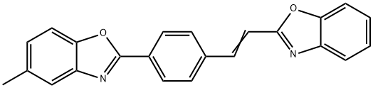 2-[4-[2-(benzoxazol-2-yl)vinyl]phenyl]-5-methylbenzoxazole ,3767-59-7,结构式