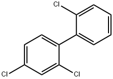 2,2',4-トリクロロ[1,1'-ビフェニル] 化学構造式