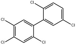 2,2',4,5,5'-五氯联苯(即PCB 101),37680-73-2,结构式
