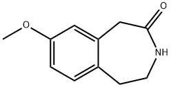 2H-3-Benzazepin-2-one, 1,3,4,5-tetrahydro-8-Methoxy- Structure