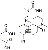 N,N-ジエチル-N'-(6-メチルエルゴリン-8α-イル)尿素·マレイン酸 化学構造式