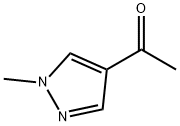 1-(1-メチル-1H-ピラゾール-4-イル)エタノン 化学構造式