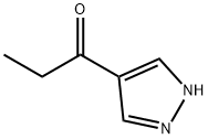 1-(1H-吡唑-4-基)丙-1-酮, 37687-19-7, 结构式