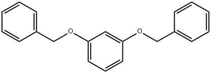 1,3-ジベンジルオキシベンゼン 化学構造式