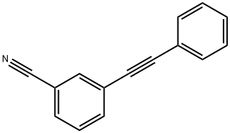3-PHENYLETHYNYL-BENZONITRILE Struktur