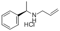 (R)-(+)-N-アリル-1-フェニルエチルアミン塩酸塩 化学構造式