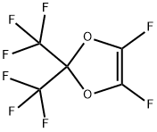 4,5-二氟-2,2-二(三氟甲基)-1,3-二氧杂环戊烯, 37697-64-6, 结构式