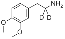 2-(3,4-DIMETHOXYPHENYL)ETHYL-1,1-D2-AMINE Struktur