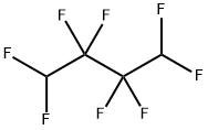 1,1,2,2,3,3,4,4-オクタフルオロブタン 化学構造式