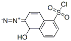 2-Diazo-1-naphthol-5-sulfonyl chloride Structure