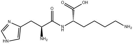 L-Lysine, N2-L-histidyl- Structure