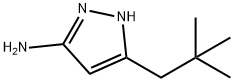 1H-Pyrazol-3-amine,  5-(2,2-dimethylpropyl)- Structure
