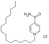 4-氨基甲酰-1-正十六烷基吡啶氯盐 结构式