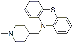 10-[(1-Methyl-4-piperidinyl)methyl]-10H-phenothiazine Struktur