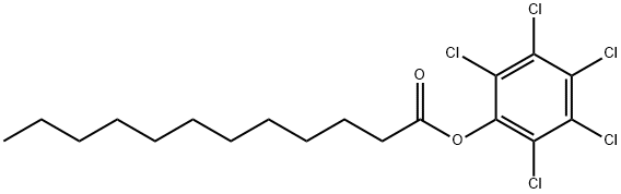月桂酸五氯苯酯, 3772-94-9, 结构式