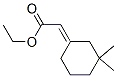 (E)-2-(3,3-Dimethylcyclohexylidene)acetic acid ethyl ester Struktur