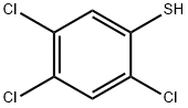 2,4,5-トリクロロベンゼンチオール 化学構造式