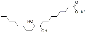 potassium 9,10-dihydroxystearate Structure