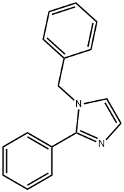 1-苄基-2-苯基咪唑, 37734-89-7, 结构式